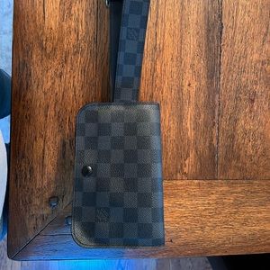 Louis Vuitton Damier Graphite Sun Tulle Pochette Bumbag Homme Waist Bag Belt Bag